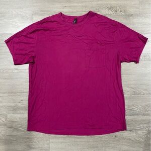 Lululemon Athletic Men's Fuchsia‎ T-Shirt XL